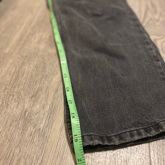 Size 6 30/30 Collusion brand mom jeans in black - Picture 5 of 5